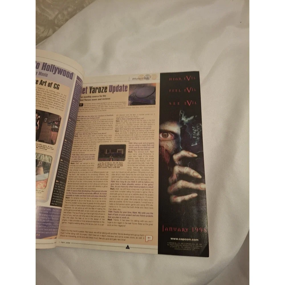 PSM #5 JAN 98 | RESIDENT EVIL 2 | LEON | PlayStation Magazine Issue 5 | Preview